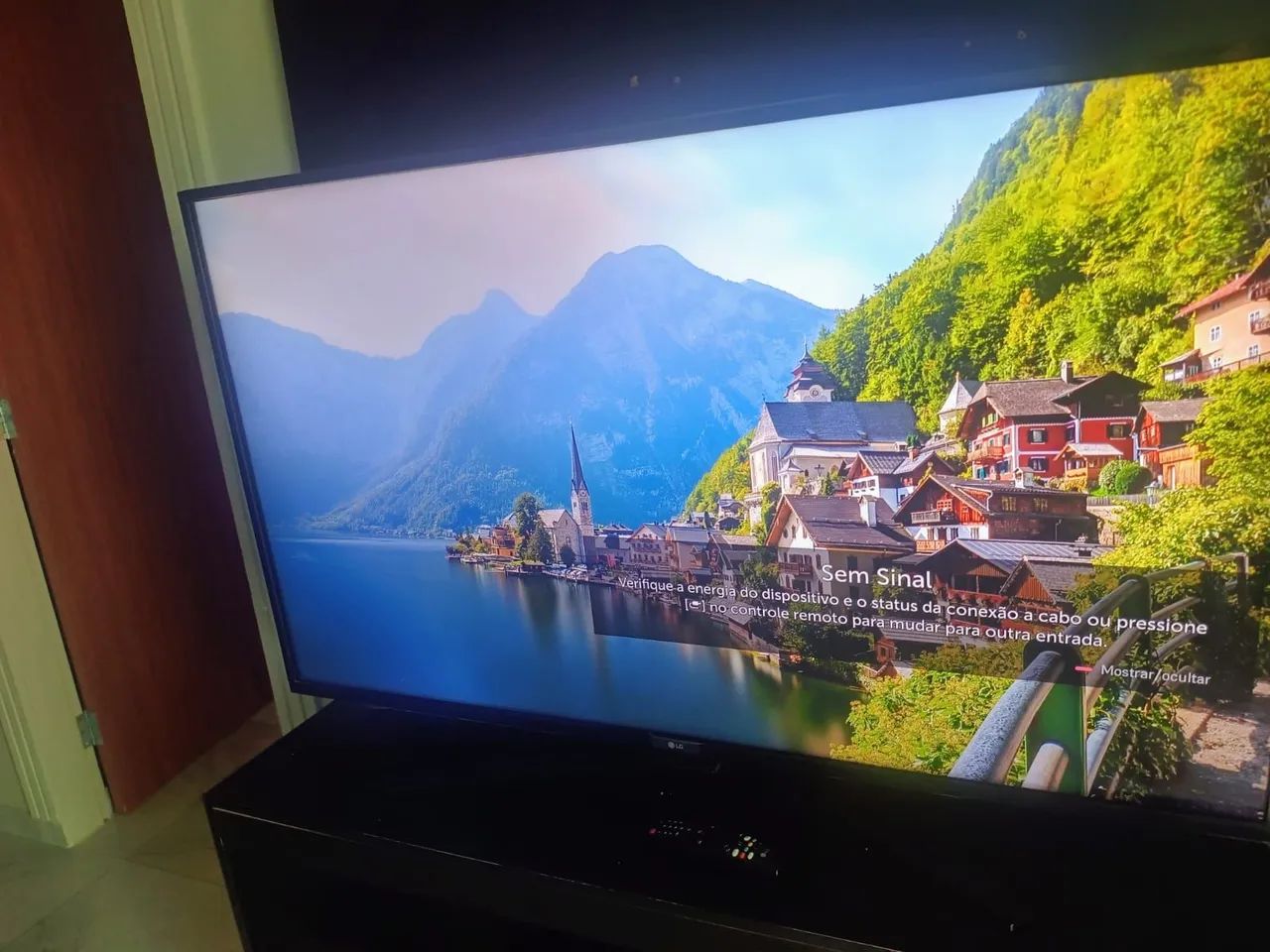 TV LG Smart 4K 55 polegadas pezinhos e controle smart Magic R$ 1450 - Foto 3