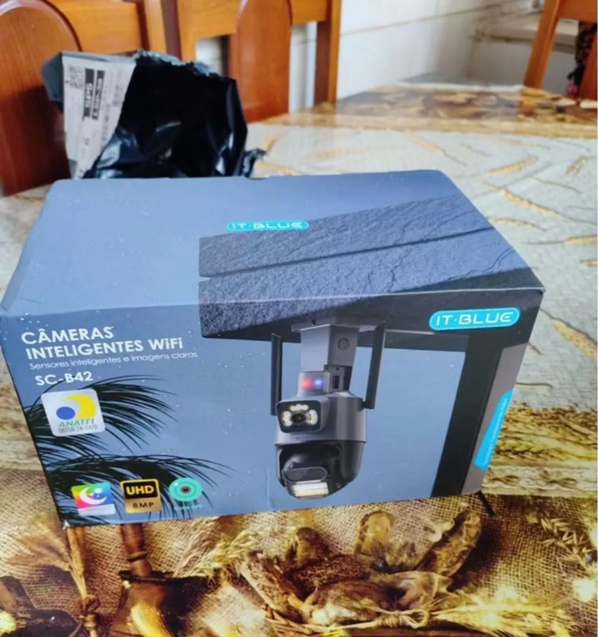 Câmera de Monitoramento DUPLA WI-FI 4K!! LACRADA!! PROMOÇÃO!!