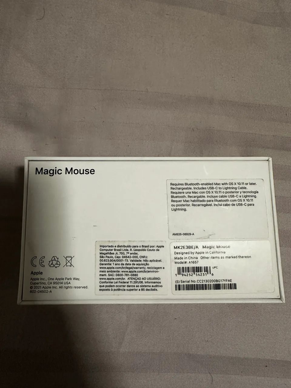 Mouse Apple Magic Mouse 2 - Branco - Foto 2