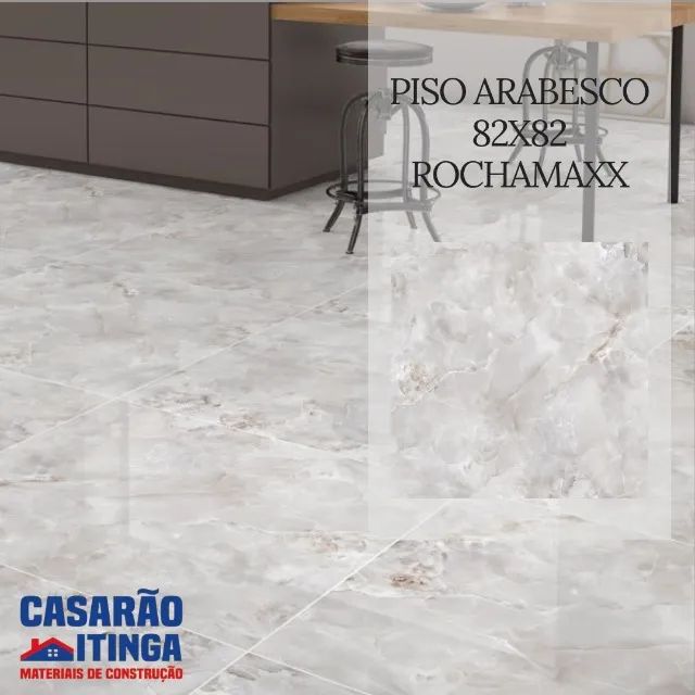 Piso Rochamaxx Arabesco  82x82 Tipo A em Promoção!!