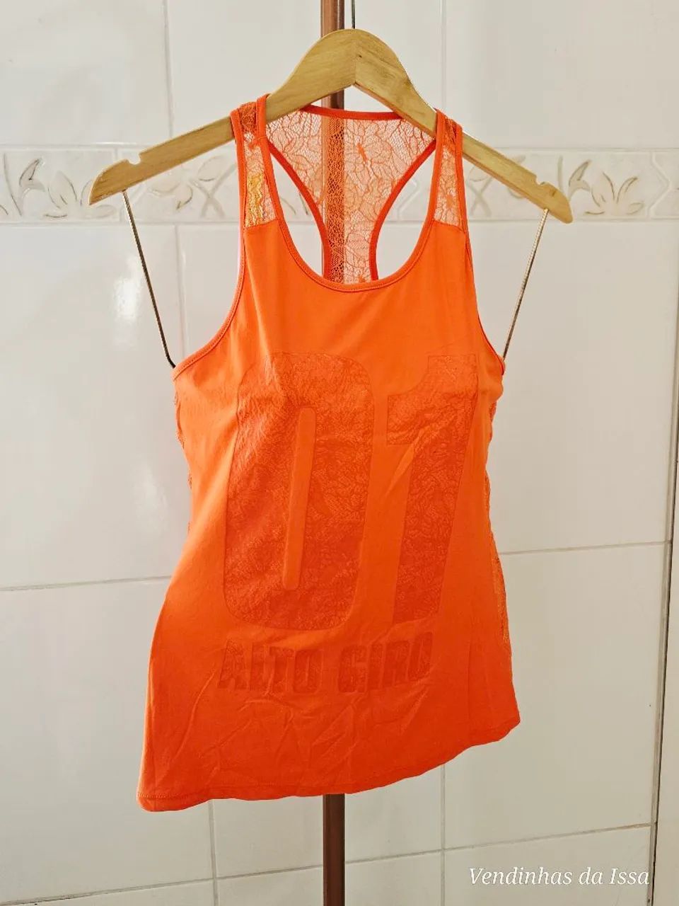 Regata Fitness Alto Giro Nova com Etiqueta 