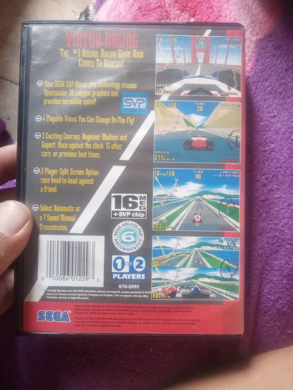 virtua racing mega drive  - Foto 2