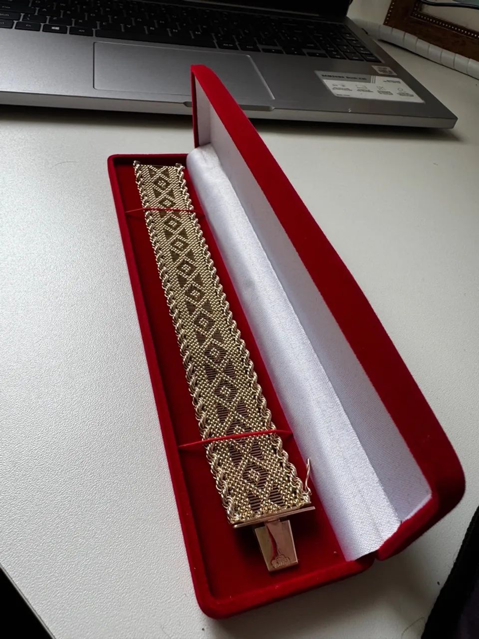 Bracelete ouro 18k - peça única e rara  - Foto 5