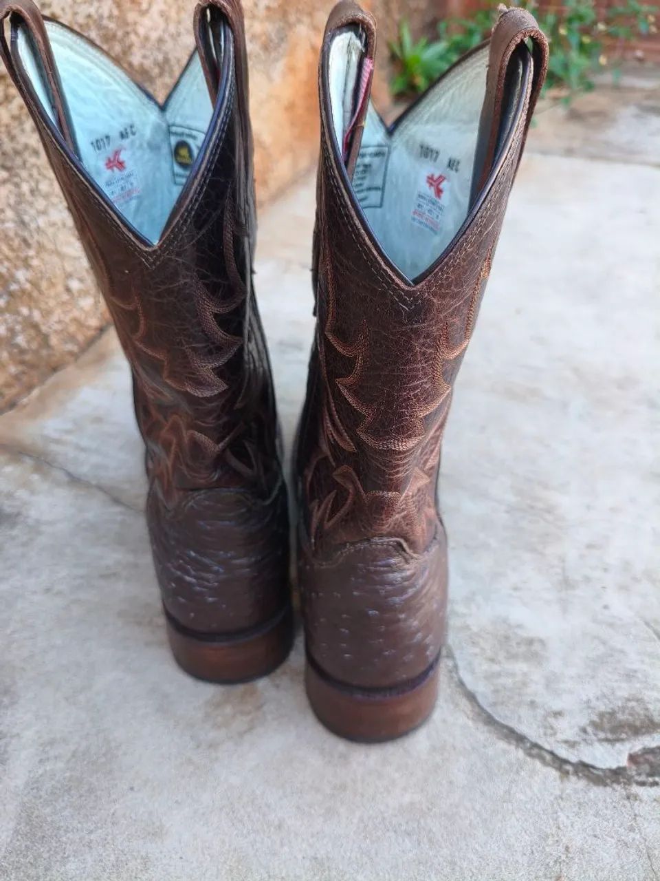 Bota Goyazes, couro de avestruz, 1300,00, 42 - Foto 6