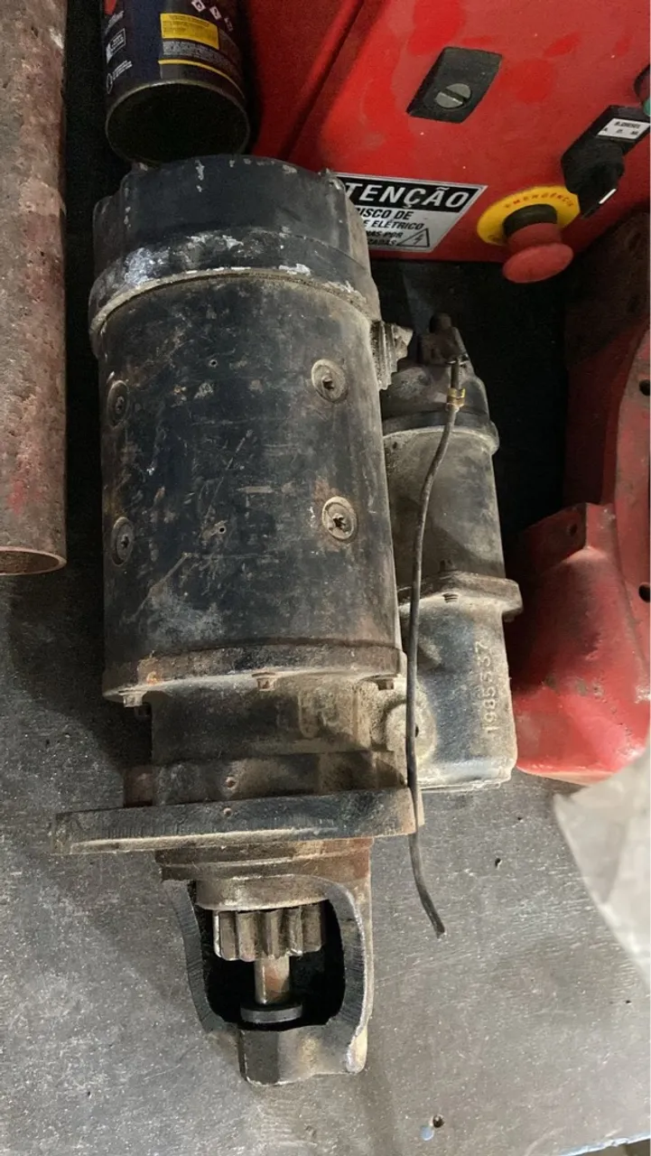 Motor de partida e alternador para caminhão ou geradores
