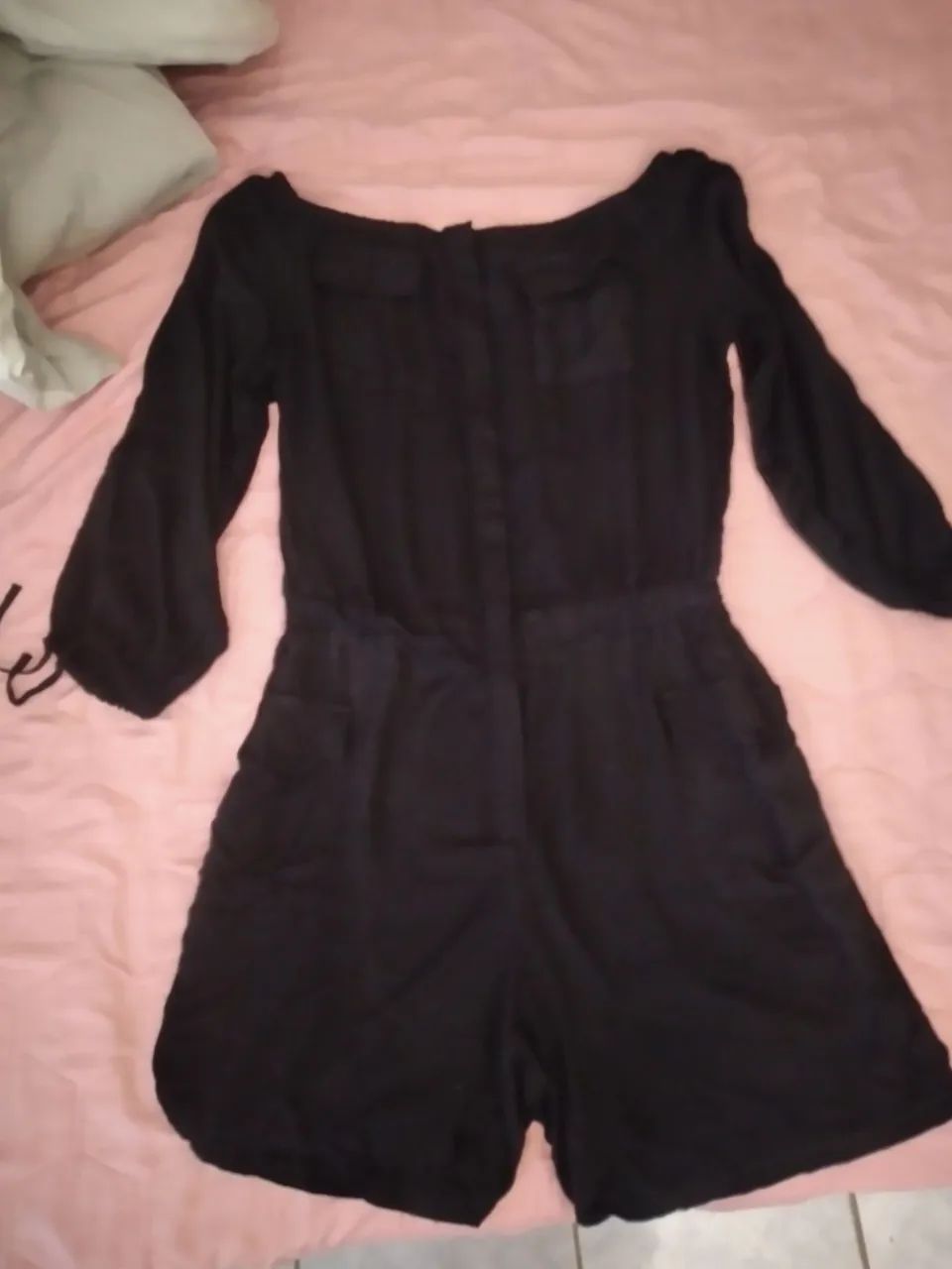 Macacão preto feminino