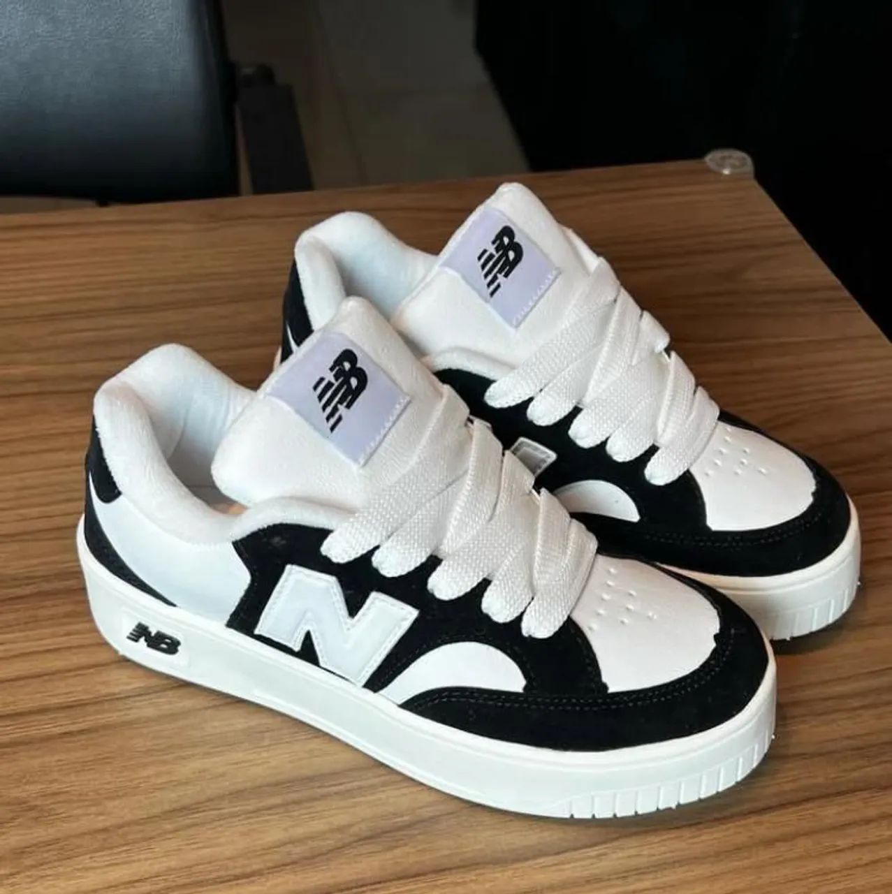 Tênis New Balance 550 Preto e Branco Calçados Vila Embratel