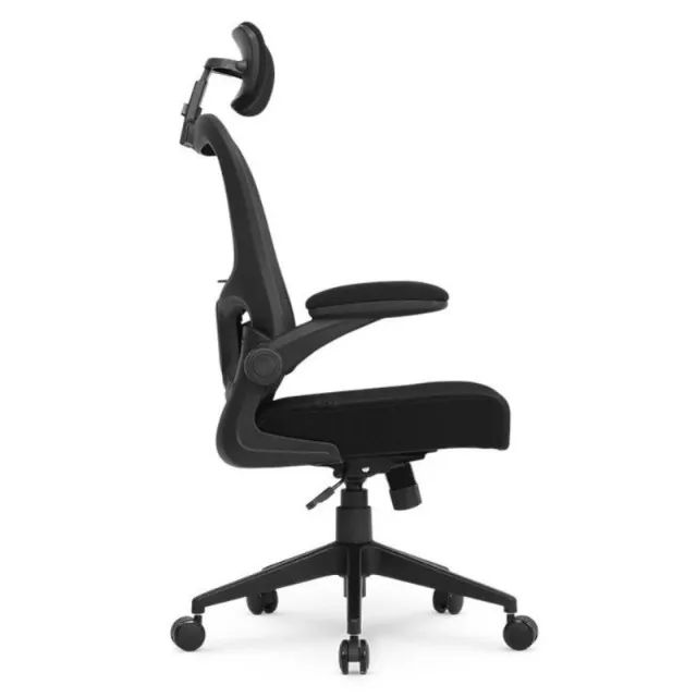 Cadeira Escritório Tela Ergonômica Preta Apoio Cervical Home Office 20098 - Foto 5