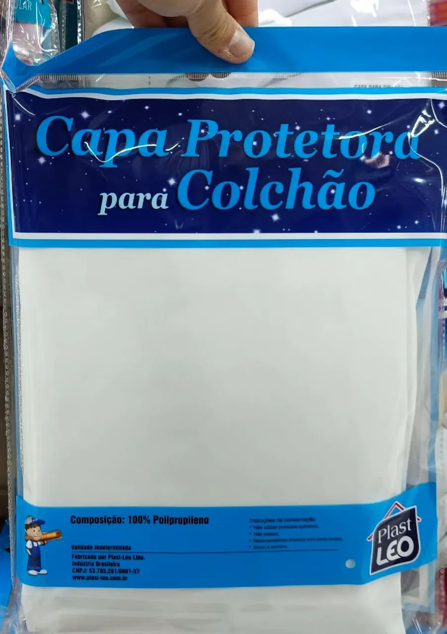 CAPA P/COLCHAO SLIP ELASTICO (TNT) CASAL <br> - Foto 3