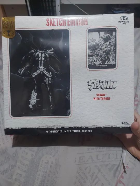 Spawn com Trono - Edição Limitada Sketch