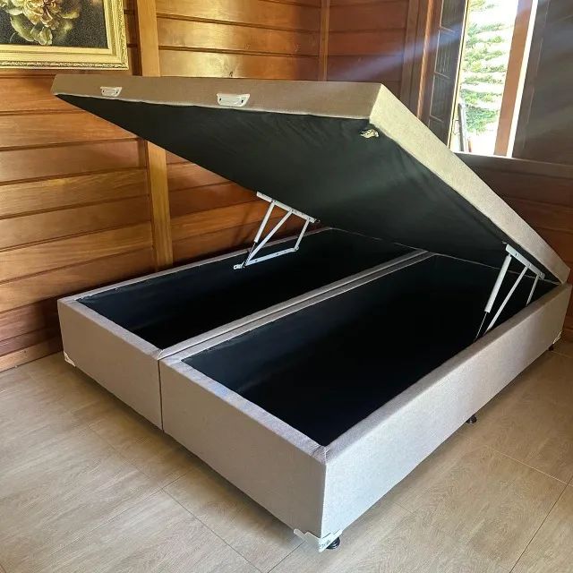 Base box bau queen promoção de ano  novo - Foto 3