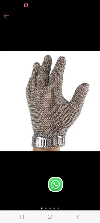 Luvas de segurança em malha de aço - proteção total