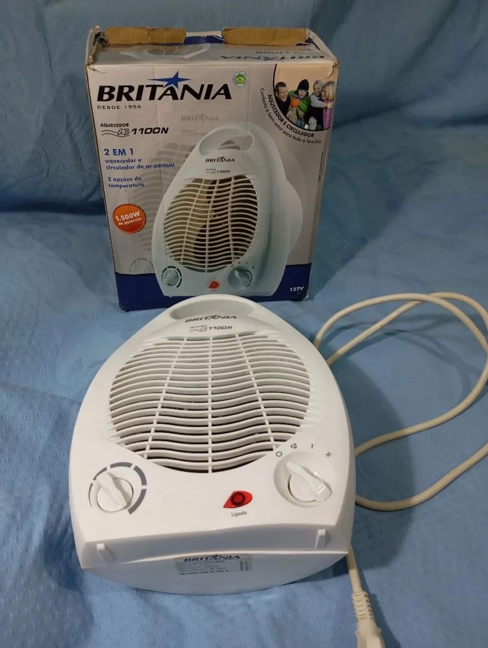 Aquecedor e Ventilador Britânia AB1100N - Foto 2