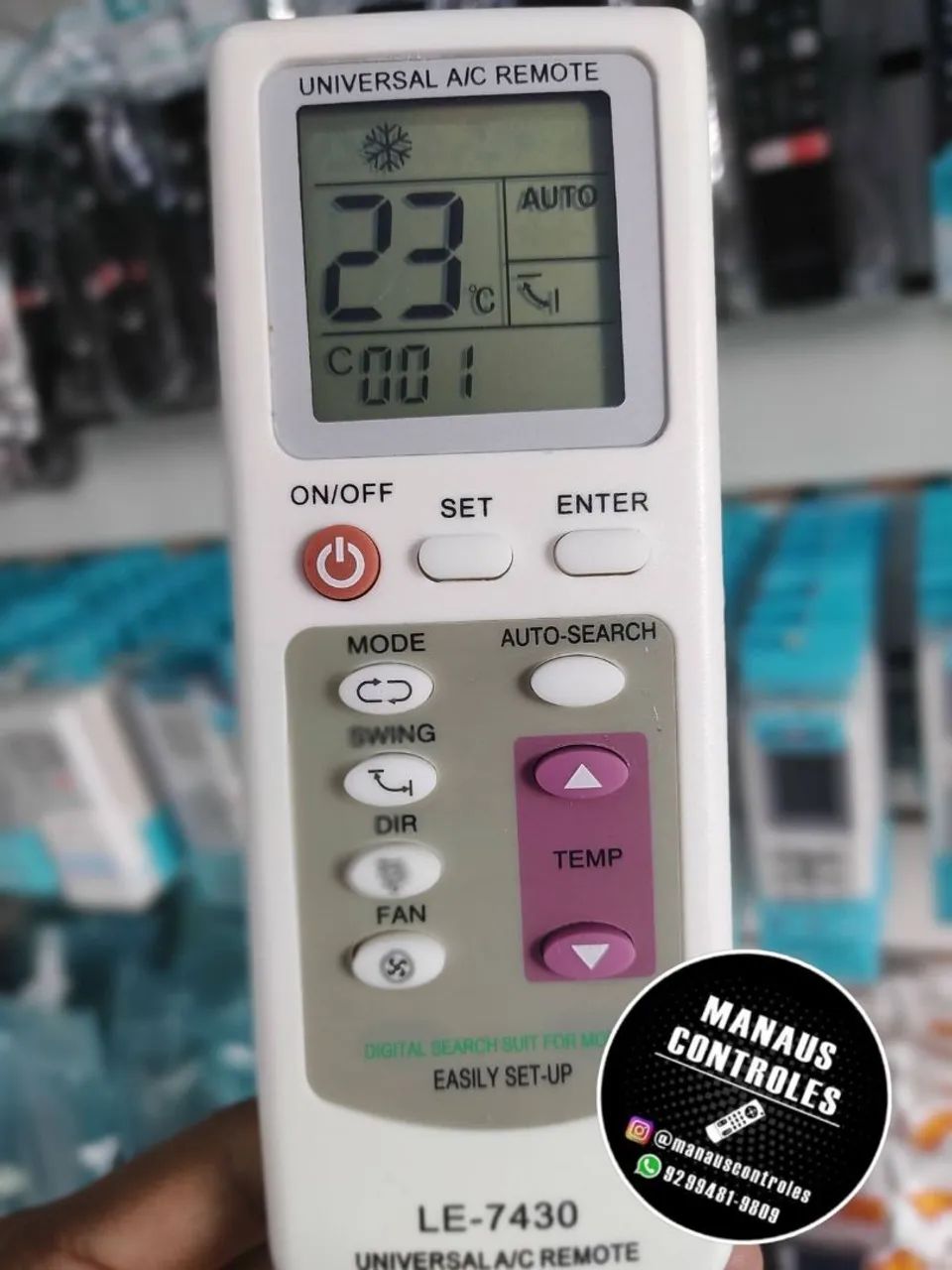 Controle para Ar Condicionado Universal ( O melhor do Mercado )