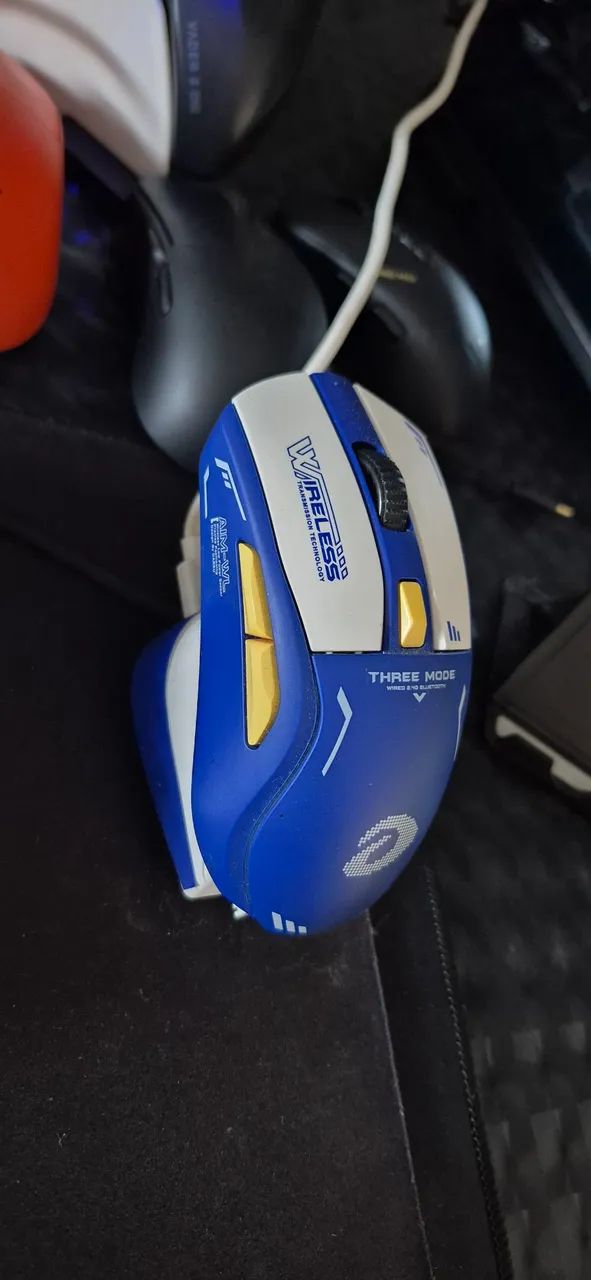 Mouse Gamer Sem Fio A950-BL Tri-mode + Base Carregamento - Foto 6
