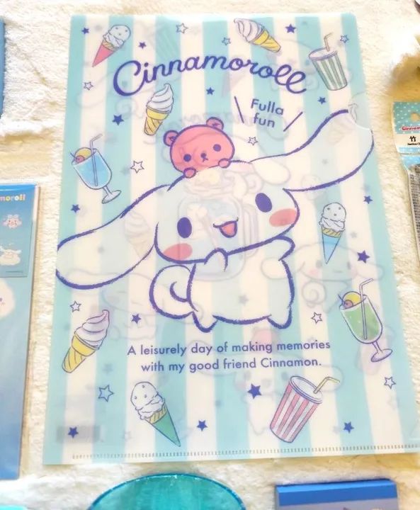 Kit de Papelaria Sanrio Cinnamoroll Original Japão - Foto 5