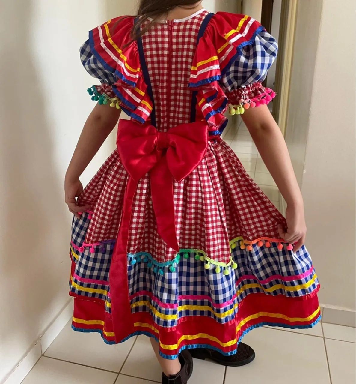 Vestido Infantil Festa Junina