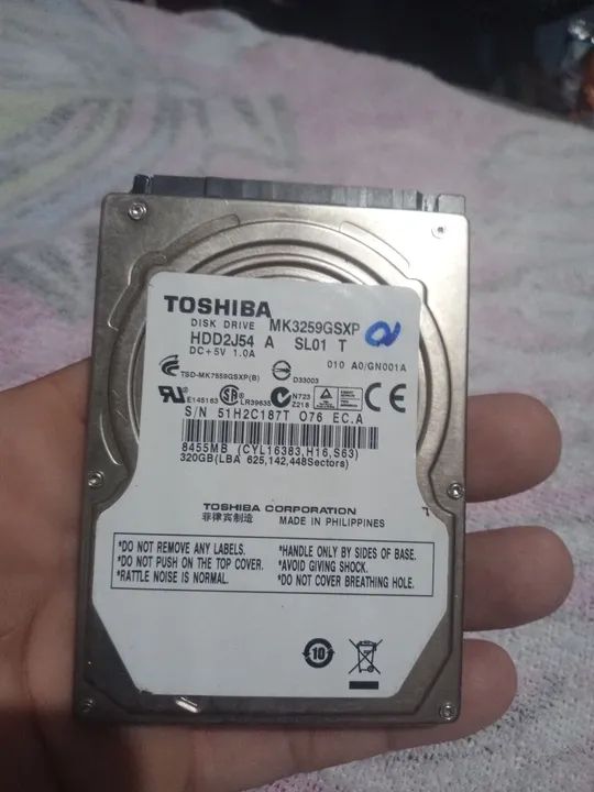HD Toshiba 320GB SATA