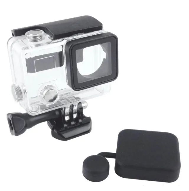 Gopro Tampa Protetora Lente Go Pro Hero3+ Hero4 - Foto 3