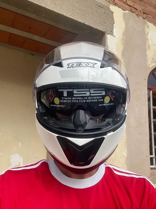 Capacete texx vendo ou faço rolo em outro cap  - Foto 3