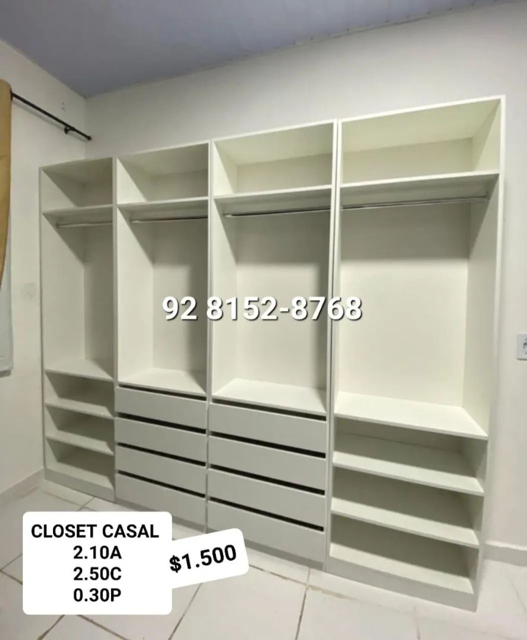 Closet a pronta entrega 