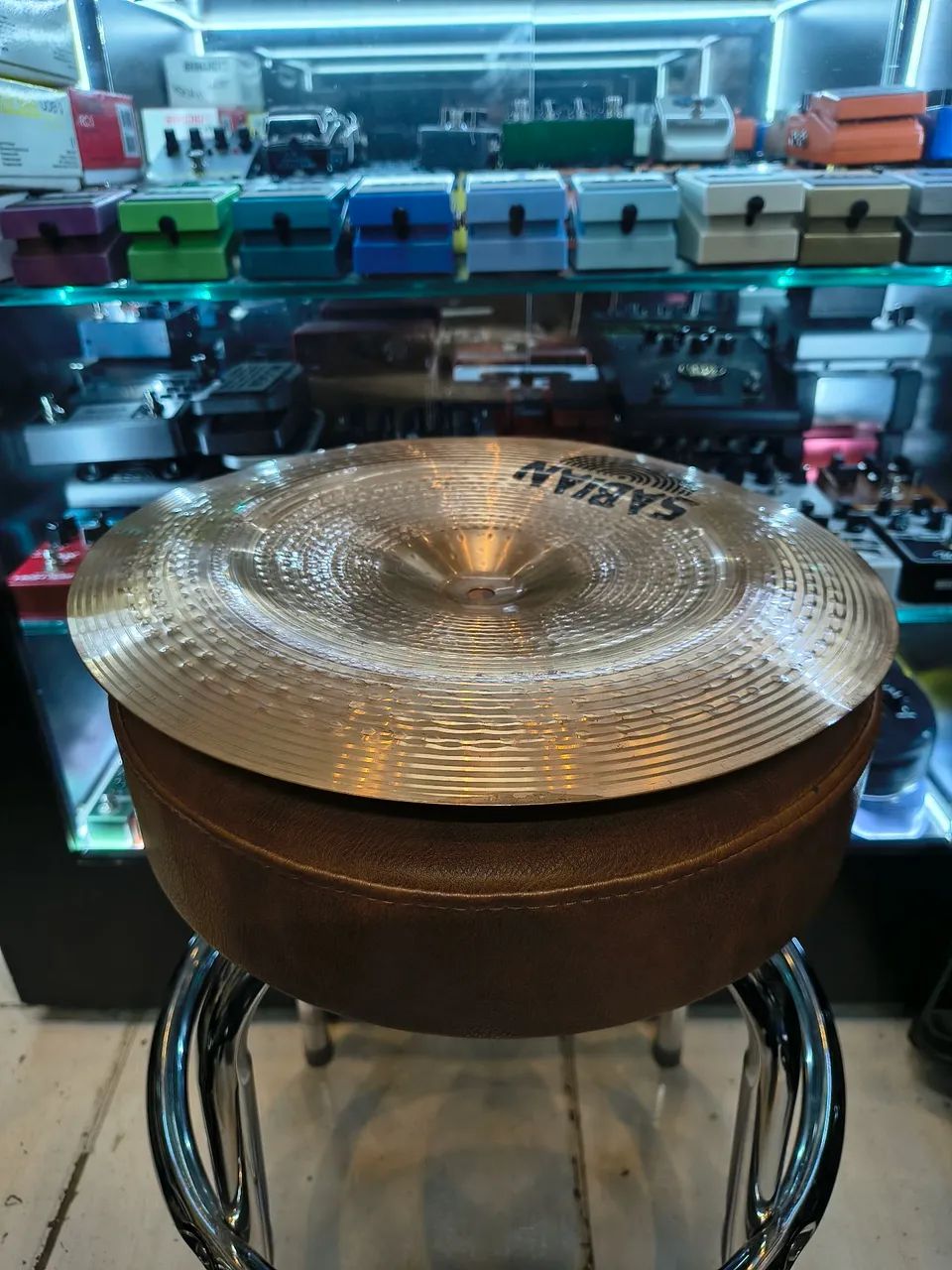 Prato sabian mini china b8x 14 polegadas chinese liga b8 - Foto 4