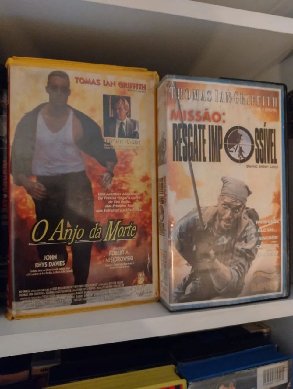 2 FITAS VHS THOMAS  IAN GRIFFITH