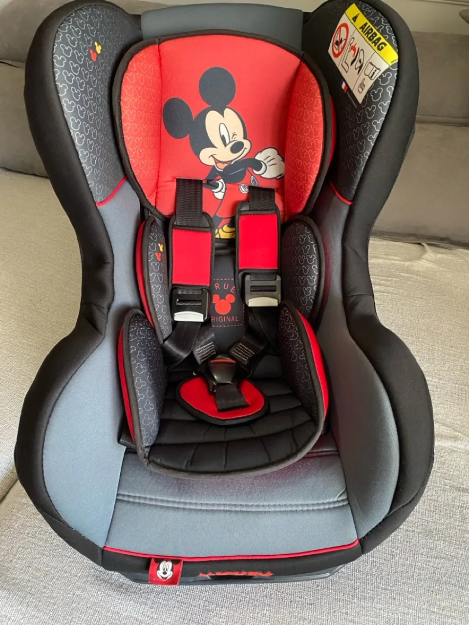 Cadeira Auto Mickey Cosmo Sp Reclinável 0 A 25 Kg - Disney