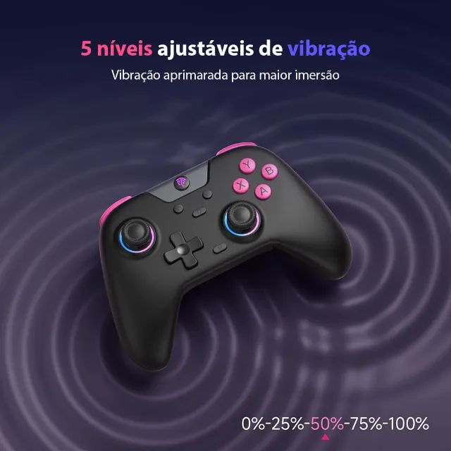 Controle Sem Fio RGB EasySMX X05 Hall Effect - Foto 3