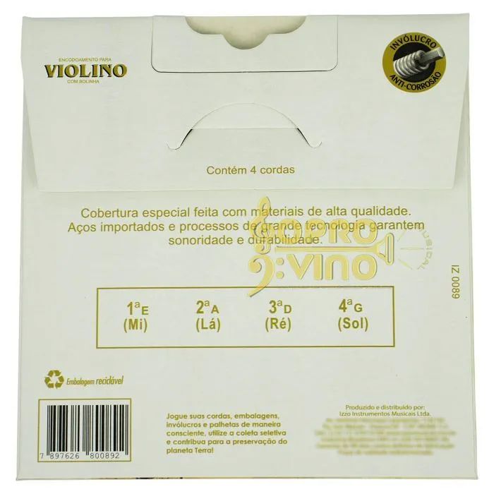 Encordoamento violino dominante com bolinhas - Foto 2