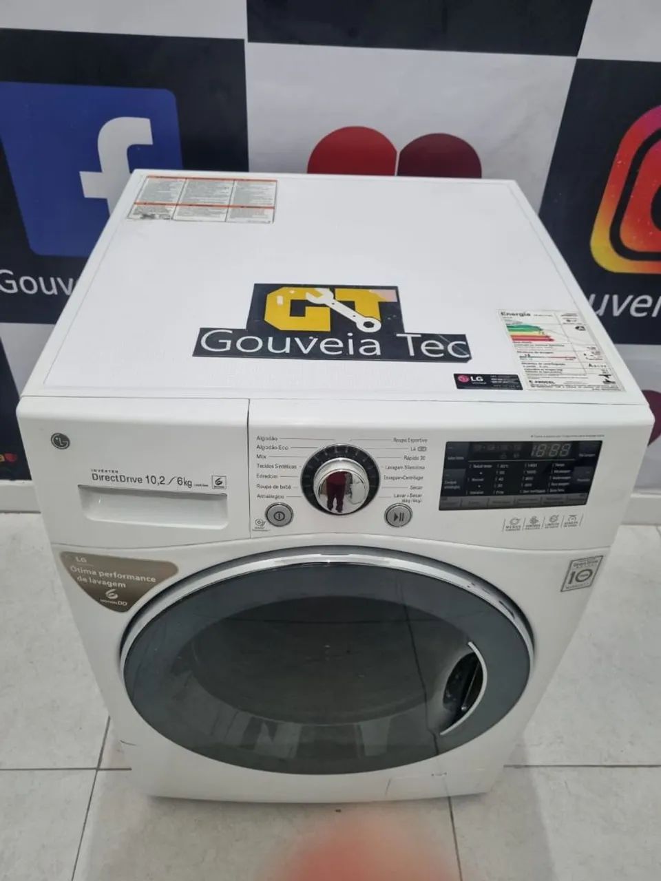 Lava e seca LG 10,2kg  - Foto 4