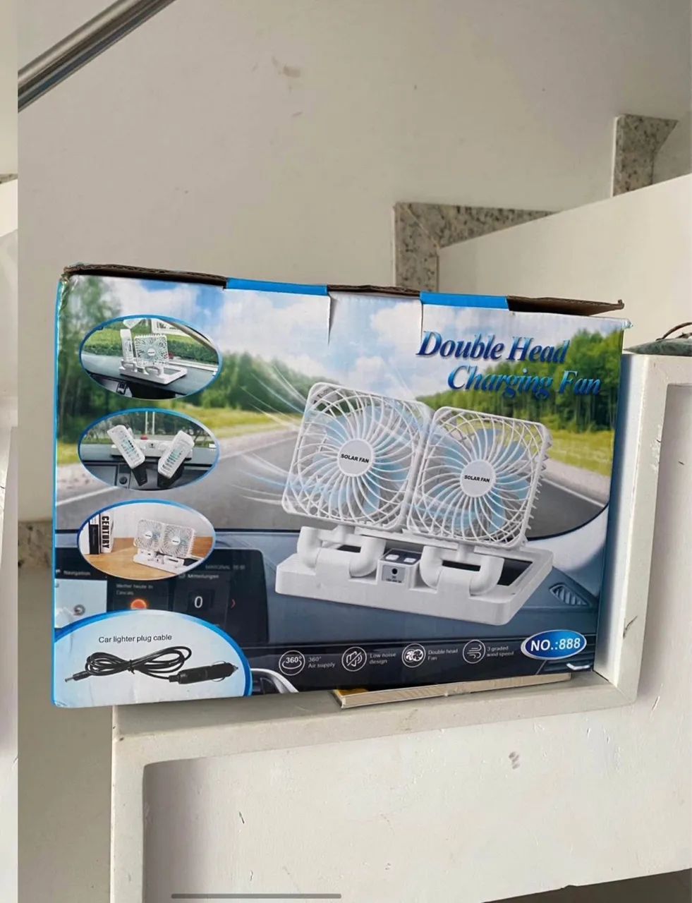 Ventilador com placa solar  - Foto 3