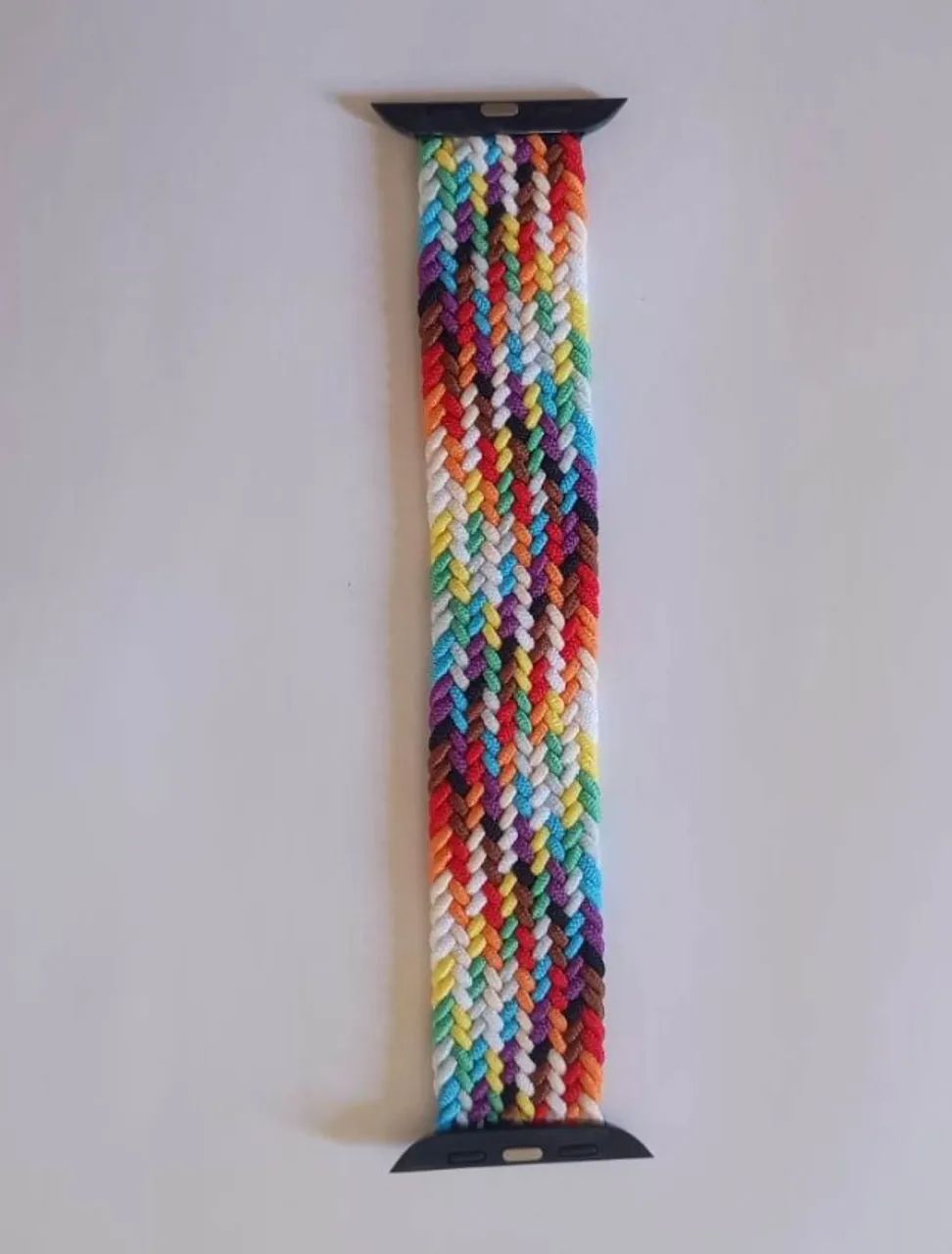 Pulseira De Nylon Trançada Colorida Para Smartwatch De 42/44/45/49mm - Foto 2
