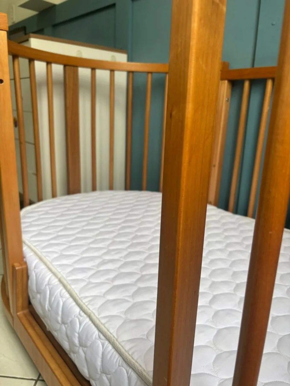 Berço Evolutivo Oval 4 em 1 Madeira - Foto 3