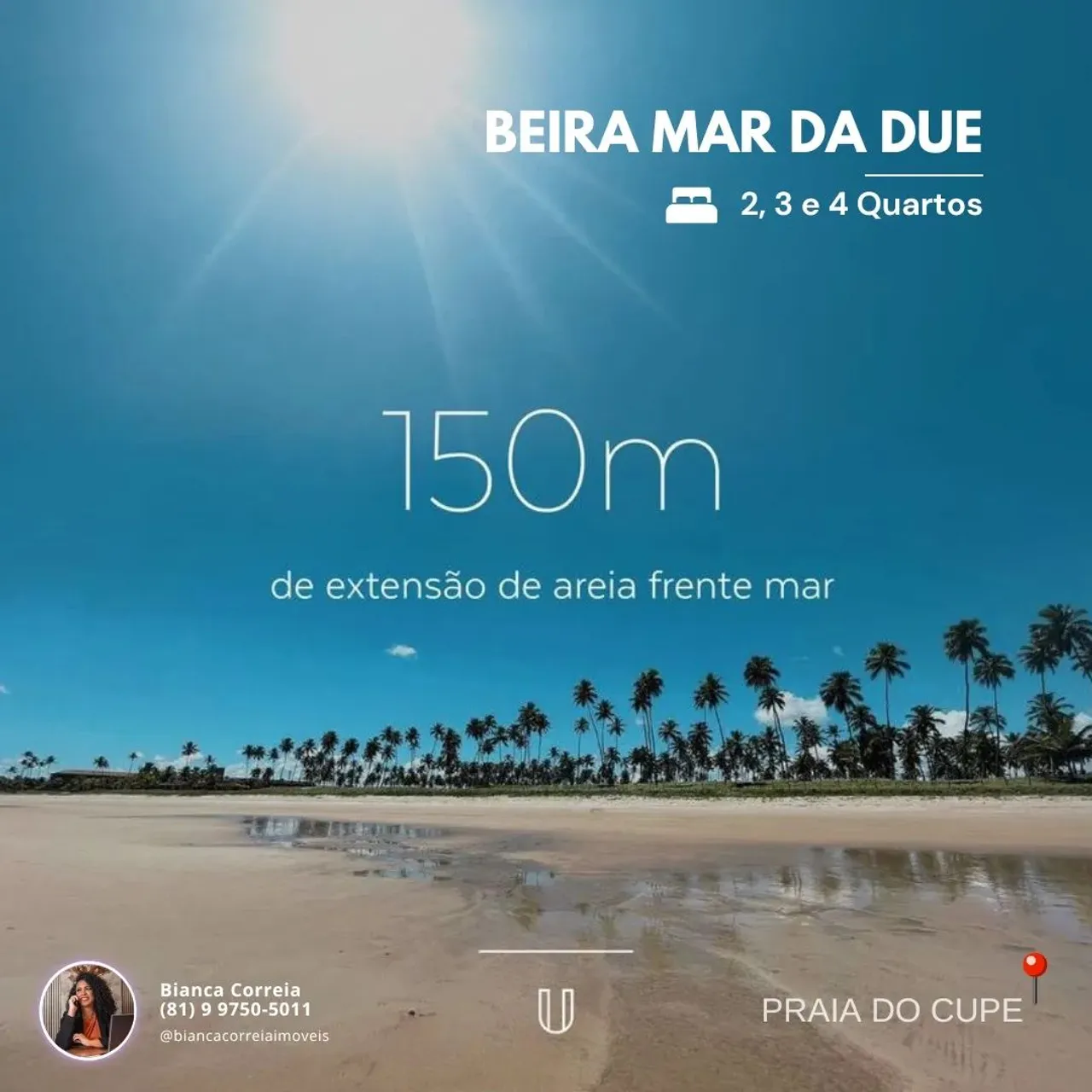 Imóvel residencial no Cupe, Porto de Galinhas | Apartamento beira mar | 4 quartos premium