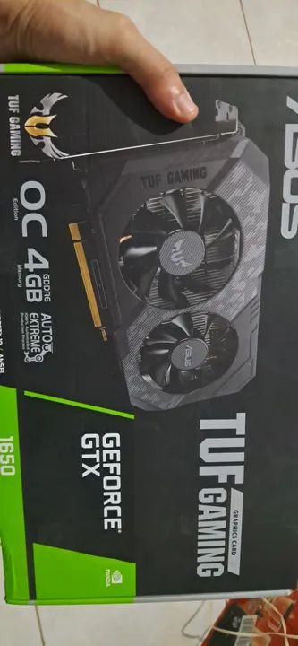 Placa de Vídeo ASUS TUF GeForce GTX 1650 4GB