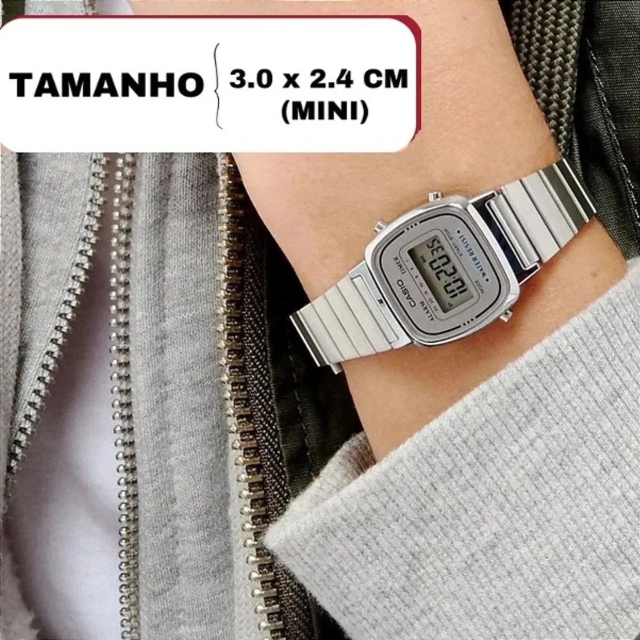 relógio Casio best seller la670wa-7 original com caixa e garantia