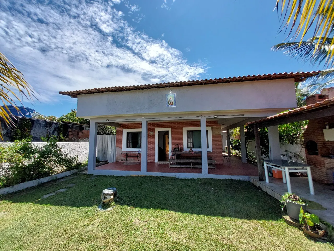 Casa Temporada  com Churrasqueira e Varanda