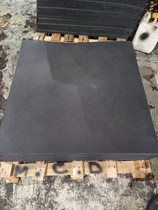 Tapete de Borracha para Academia - 1m x 1m