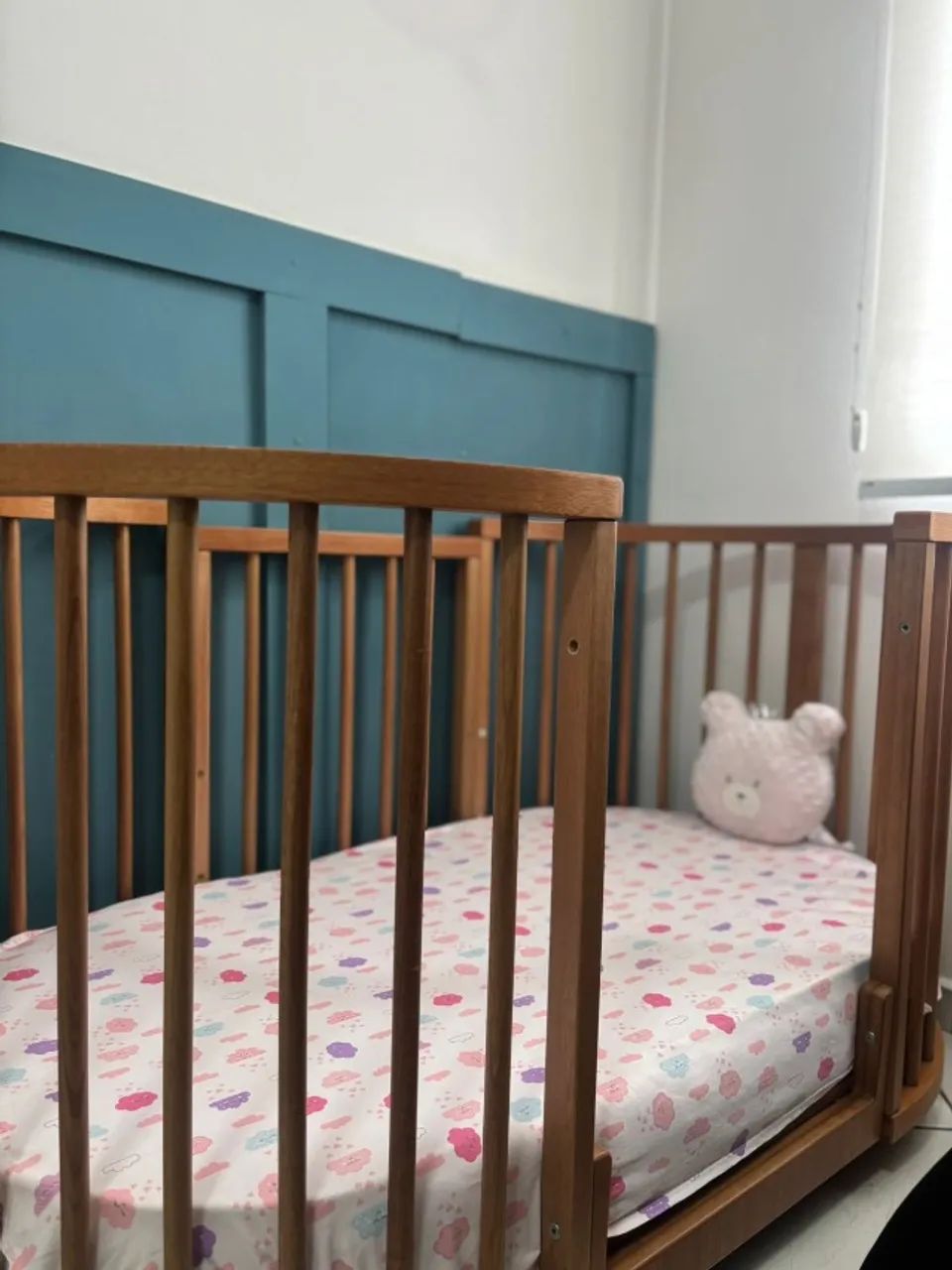 Berço Evolutivo Oval 4 em 1 Madeira - Foto 2