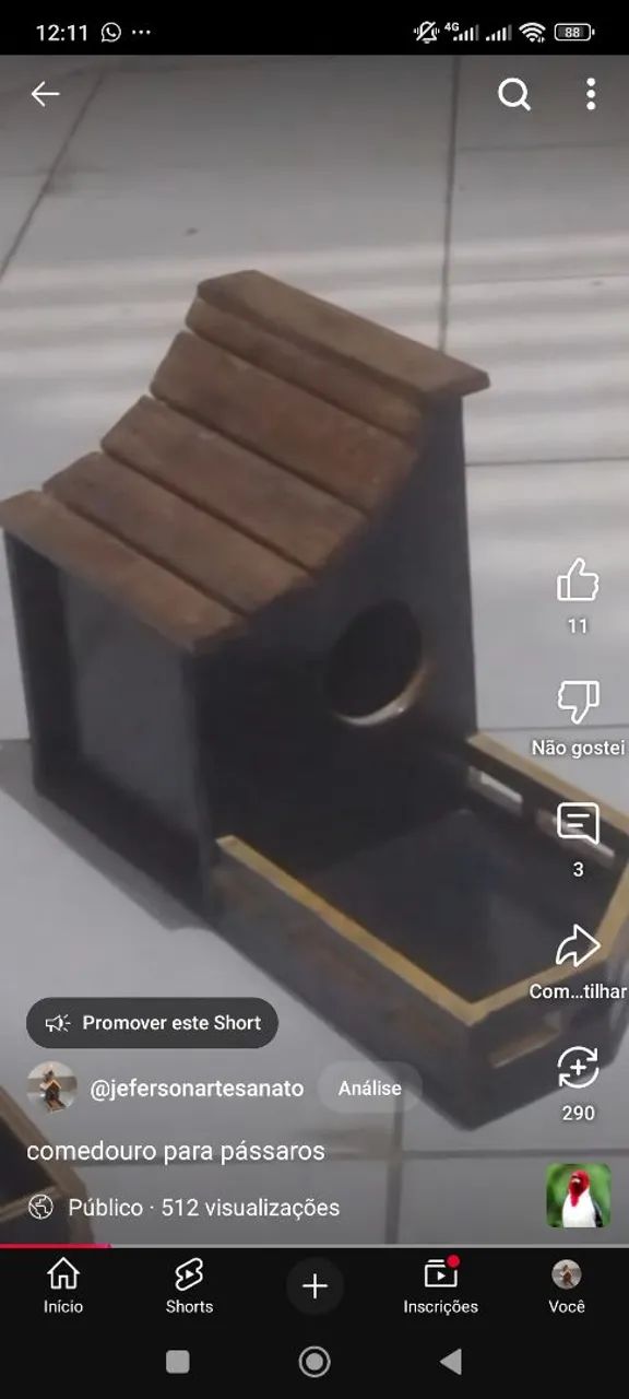 Casinha de passarinho  - Foto 3