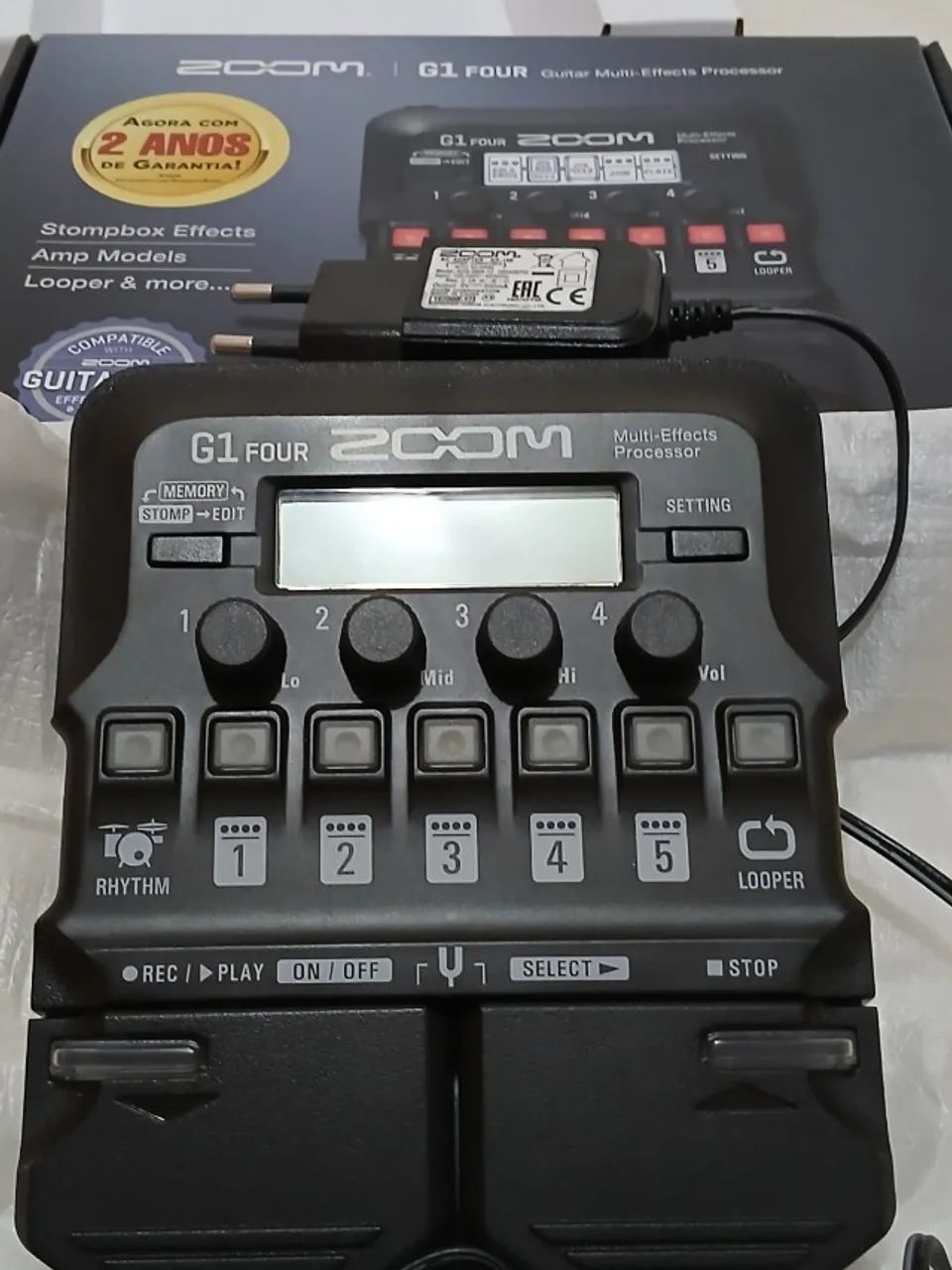 Zoom G1 Four processador multi-efeitos para guitarra