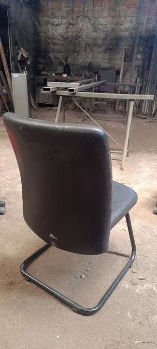 Cadeira de Escritório Giratória com Rodinhas - Foto 3