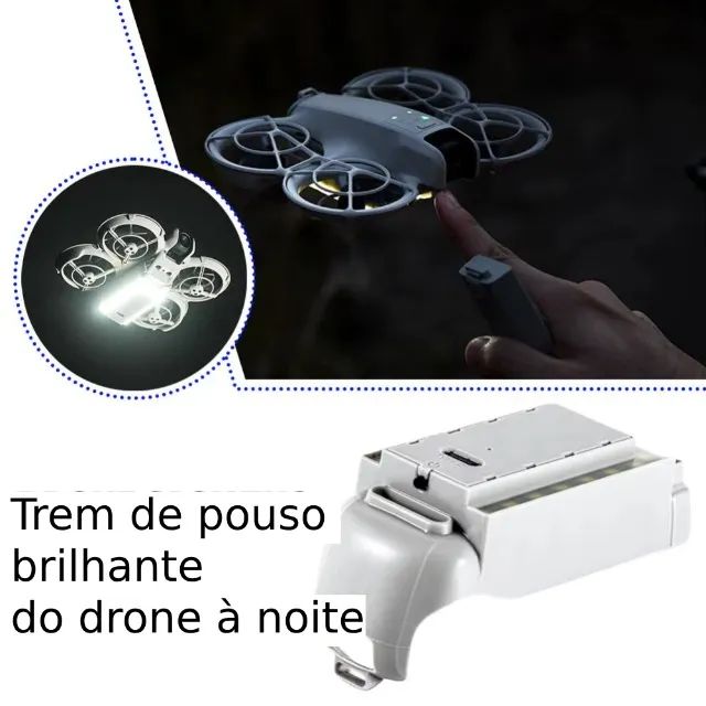 Trem De Pouso Com Led P/ Drone Dji Neo