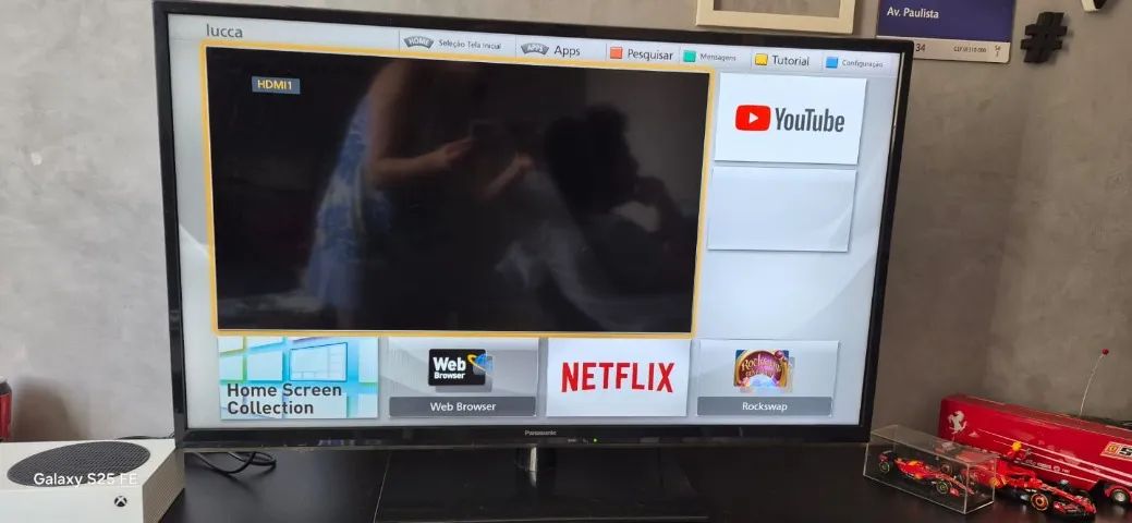  TV Panasonic 39" LED (Modelo TC-L39EL6B) - Funcionando Perfeitamente - Foto 5