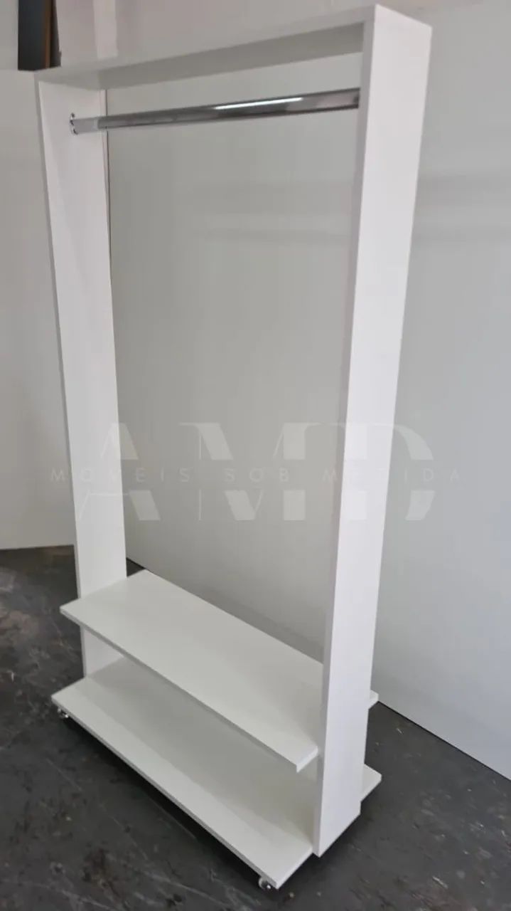 Arara em mdf branco 18mm 