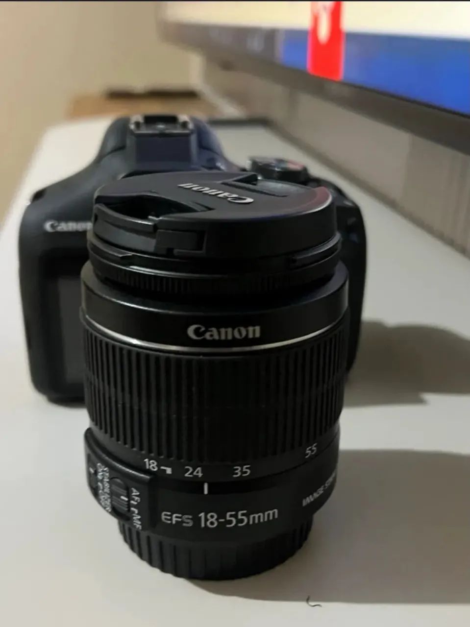 Camera T7+ lente 18-55