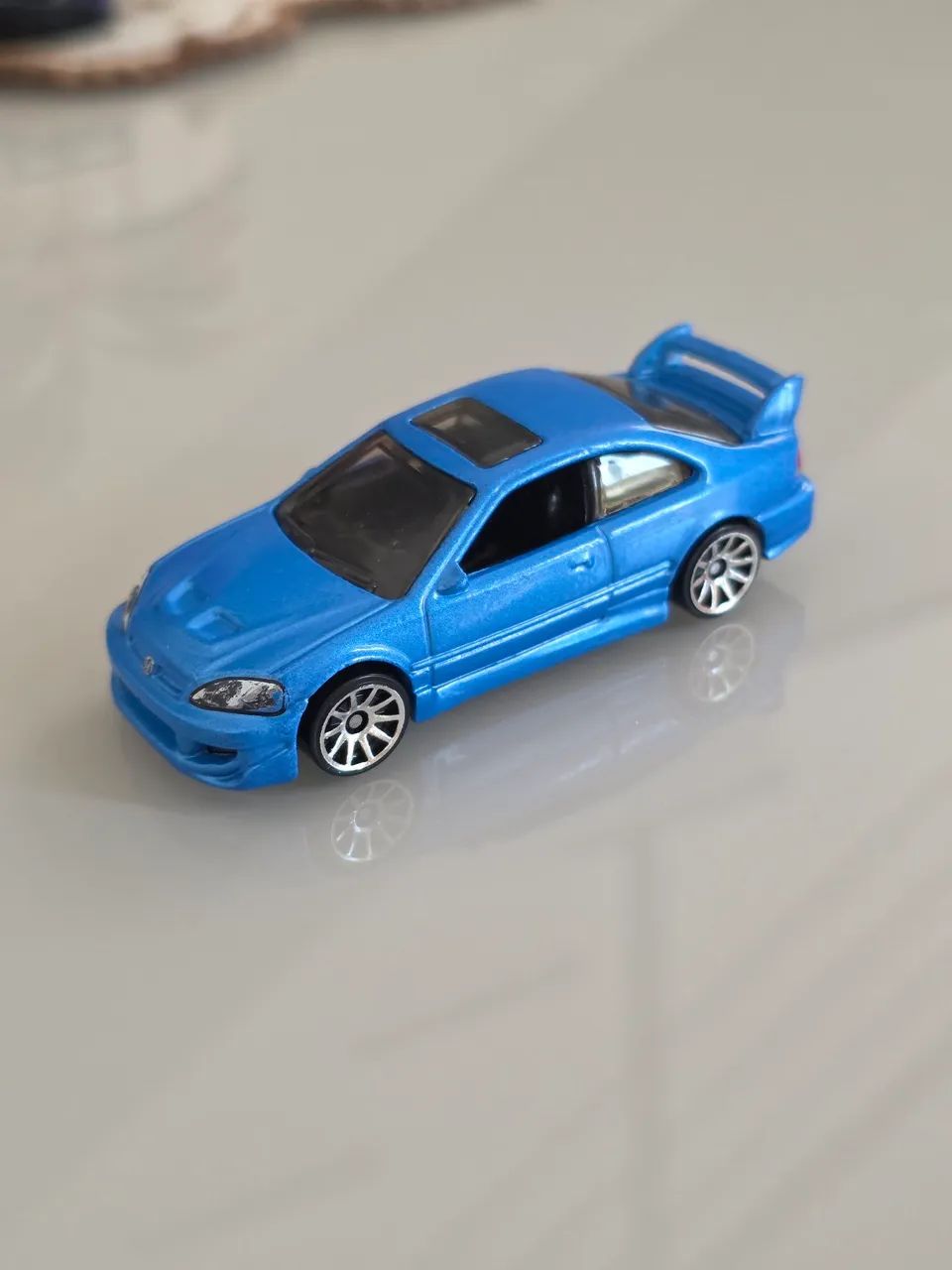 Hotwheels Honda Civic Si Azul (teto solar) - Foto 3