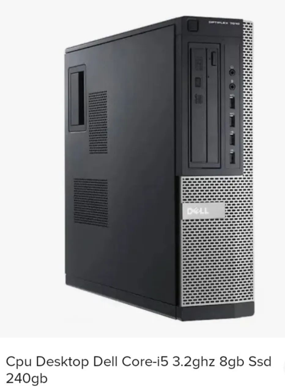 COMPUTADOR DELL CORE i5 -8GB-SSD 240 R$999