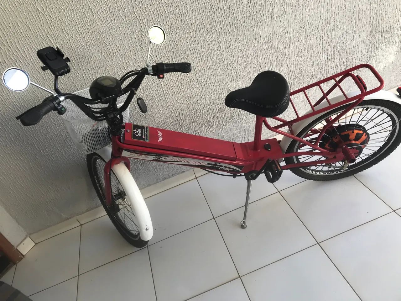 BICICLETA ELÉTRICA BATERIA NOVA - Foto 2